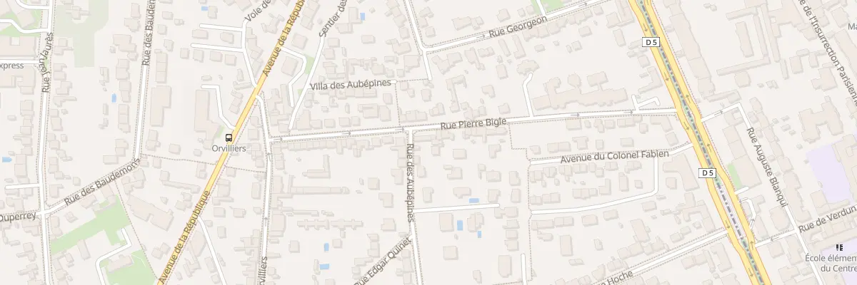 Plan du 30 Rue des Aubépines à Thiais