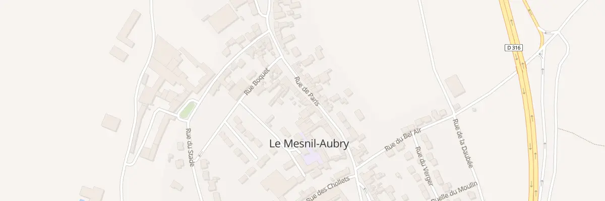 Plan du 75 Rue de Paris au Mesnil-Aubry
