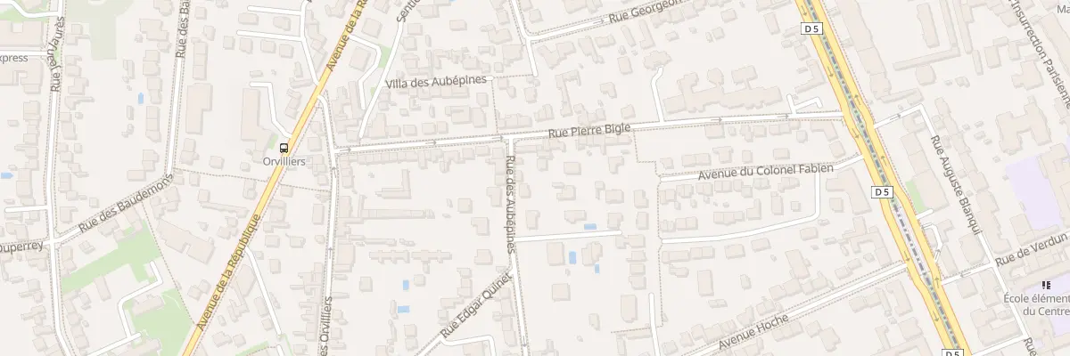 Plan du 26 Rue des Aubépines à Thiais