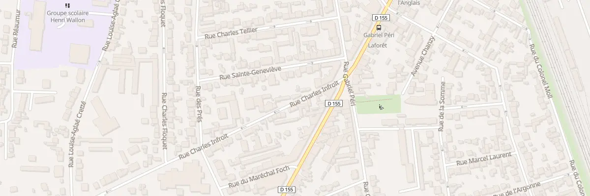 Plan du 8 Rue Charles Infroit à Vitry-sur-Seine