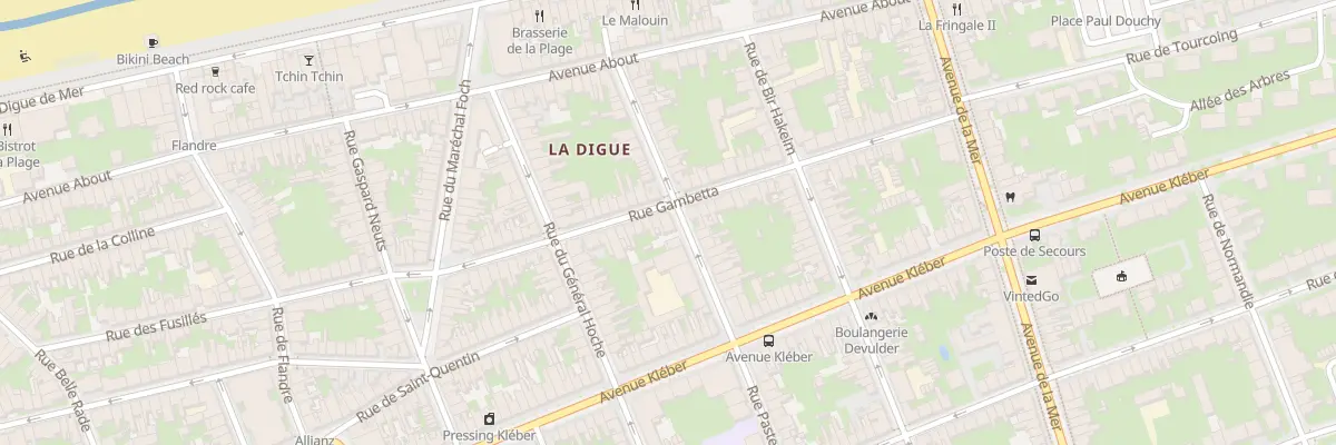 Plan du 48 Rue Gambetta à Dunkerque