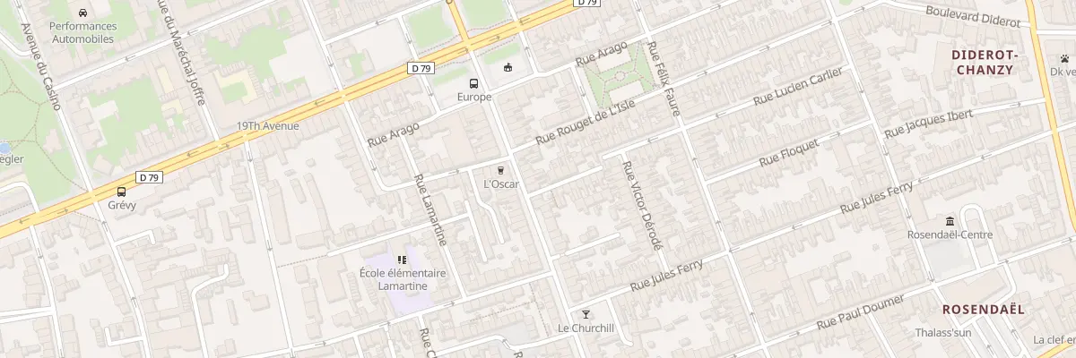 Plan du 420 Rue Winston Churchill à Dunkerque