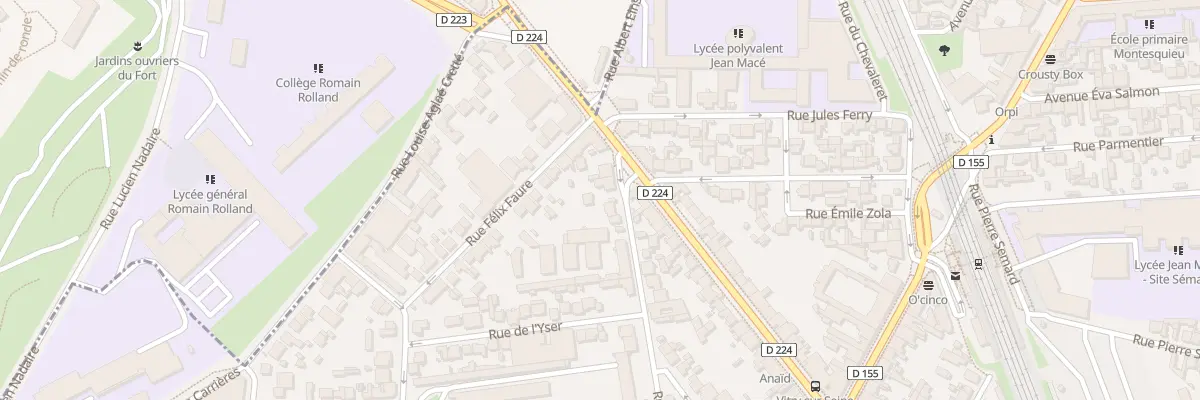 Plan du 255 Rue Gabriel Péri à Vitry-sur-Seine