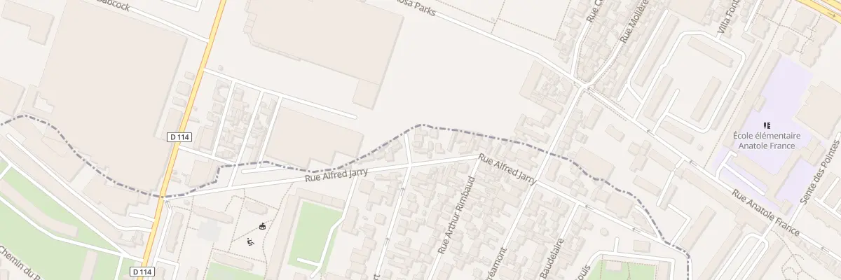 Plan du 68 Rue Colbert à Aubervilliers