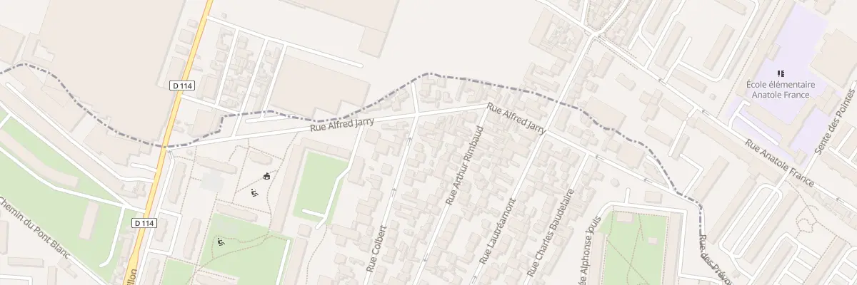 Plan du 58 Rue Colbert à Aubervilliers