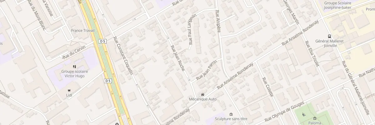 Plan du 14 Rue Jean Roche à Vitry-sur-Seine