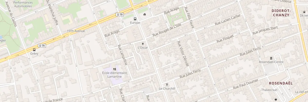 Plan du 406 Rue Winston Churchill à Dunkerque