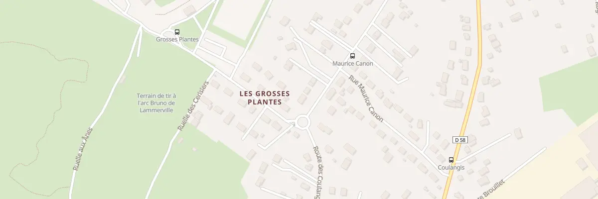 Plan du 62 Rte de Coulangis à Bourges