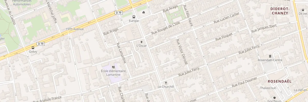 Plan du 400 Rue Winston Churchill à Dunkerque