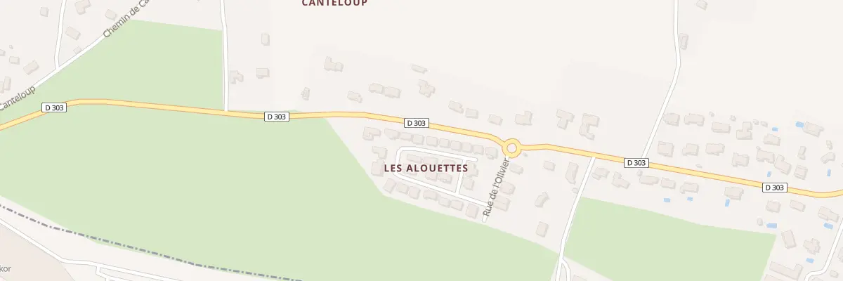 Plan du 22 Rue de l’Olivier à Berriac