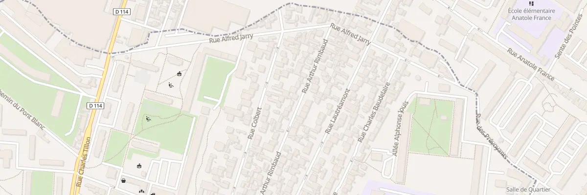 Plan du 41 Rue Arthur Rimbaud à Aubervilliers