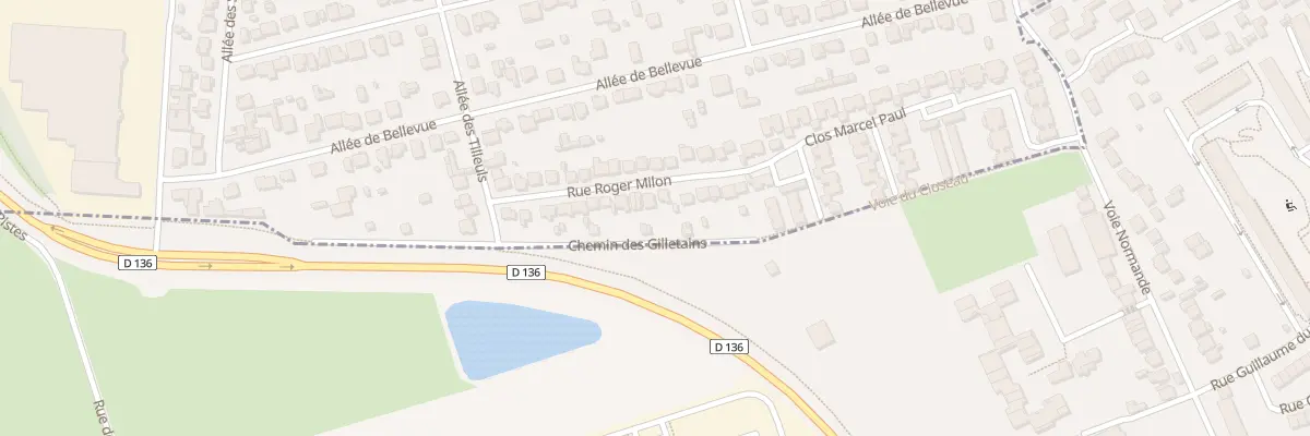 Plan du 20 Rue Roger Milon à Orly