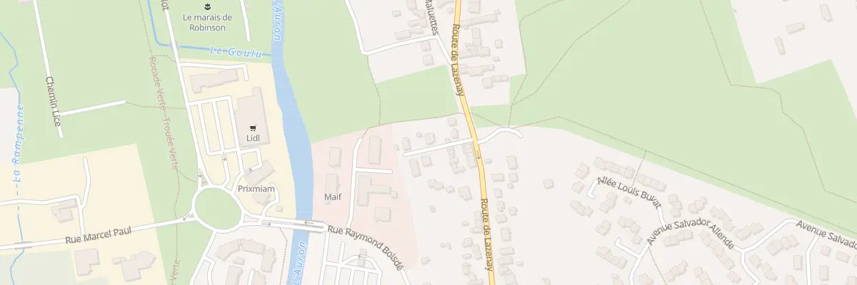 Plan du 62B Rue de Lazenay à Bourges