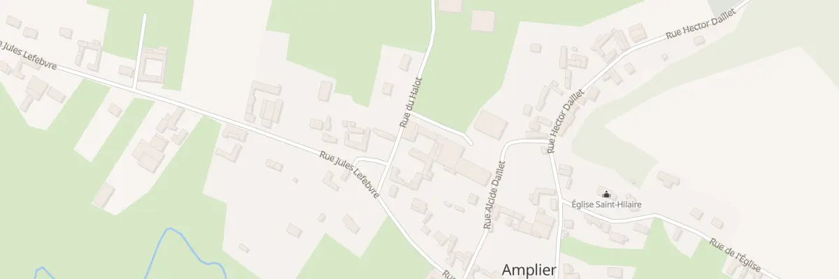 Plan du 52 Rue du Halot à Amplier