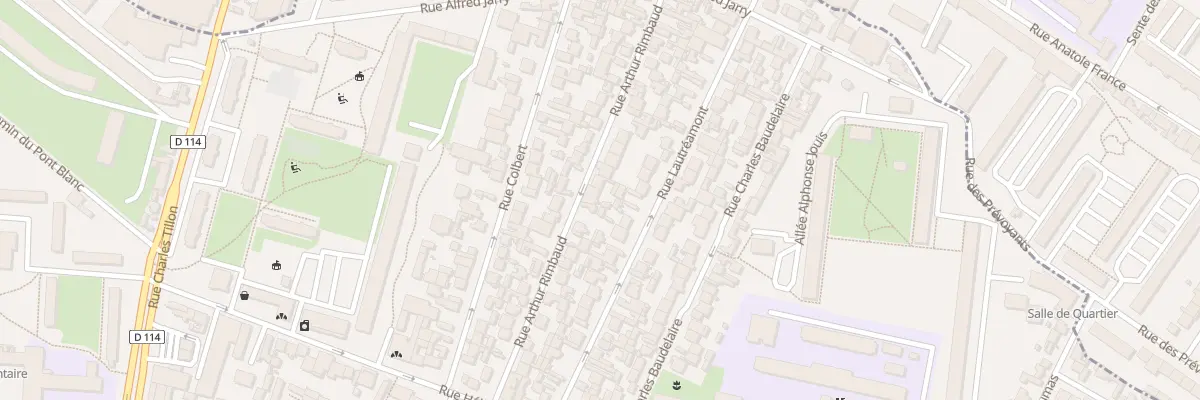 Plan du 34 Rue Arthur Rimbaud à Aubervilliers