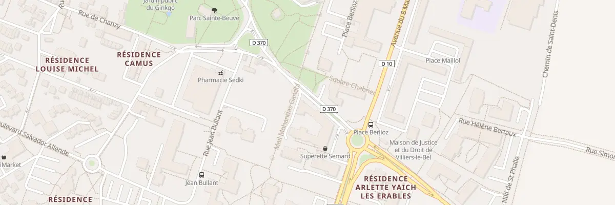 Plan du 8 Av Pierre Sémard à Villiers-le-Bel