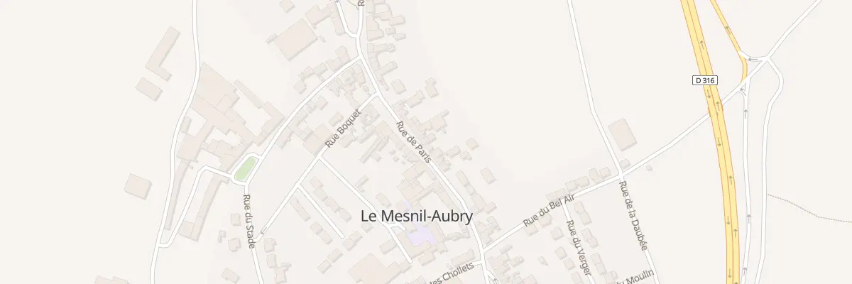 Plan du 58 Rue de Paris au Mesnil-Aubry