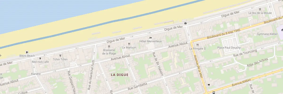 Plan du 137 Av About à Dunkerque