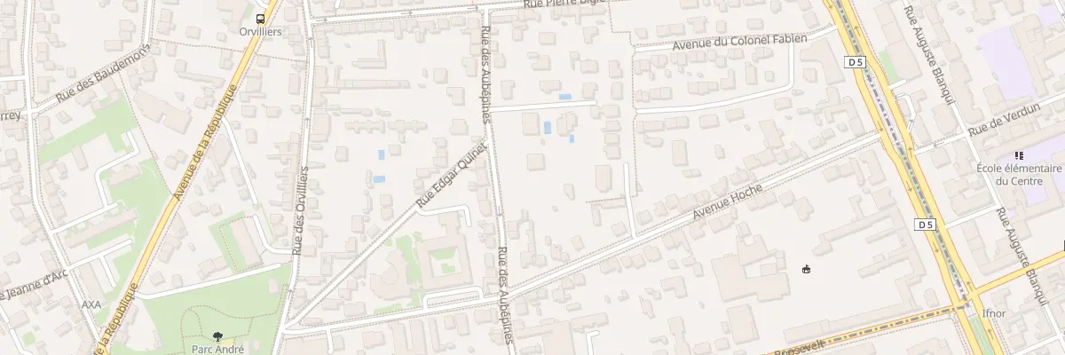 Plan du 16 Rue des Aubépines à Thiais