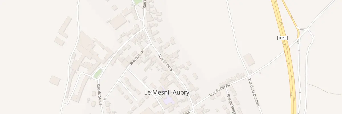 Plan du 60 Rue de Paris au Mesnil-Aubry