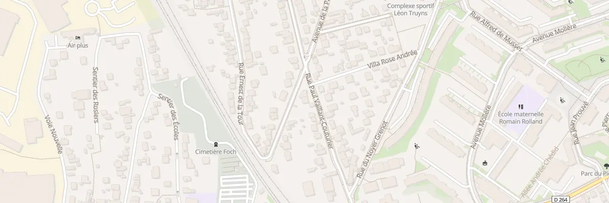 Plan du 24 Av de la Paix à Orly