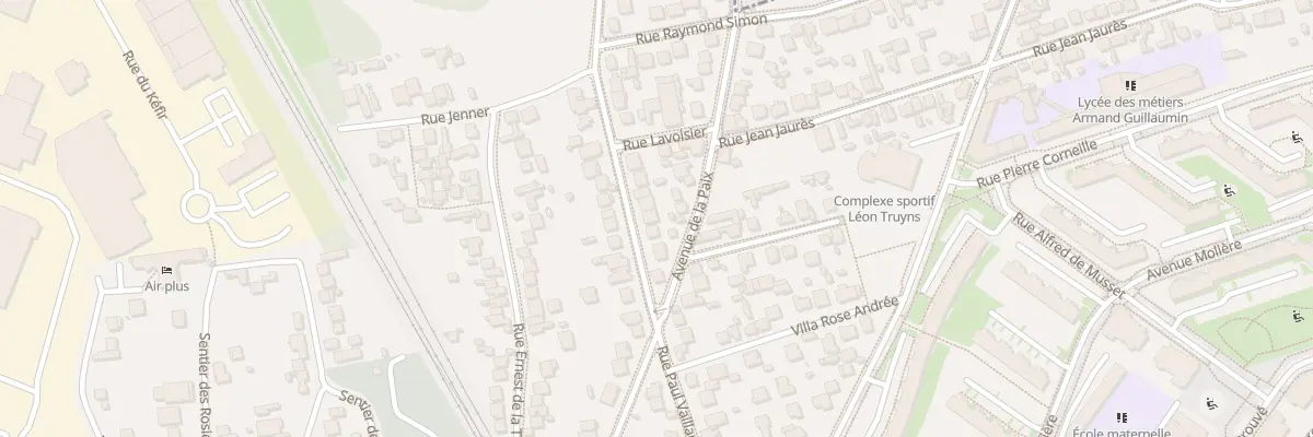 Plan du 80 Rue Paul Vaillant Couturier à Orly
