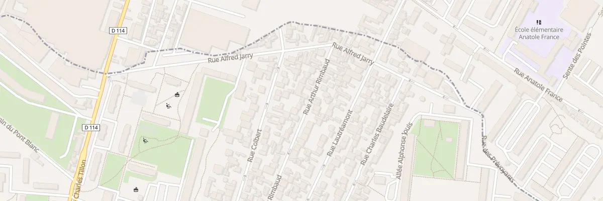 Plan du 47 Rue Arthur Rimbaud à Aubervilliers