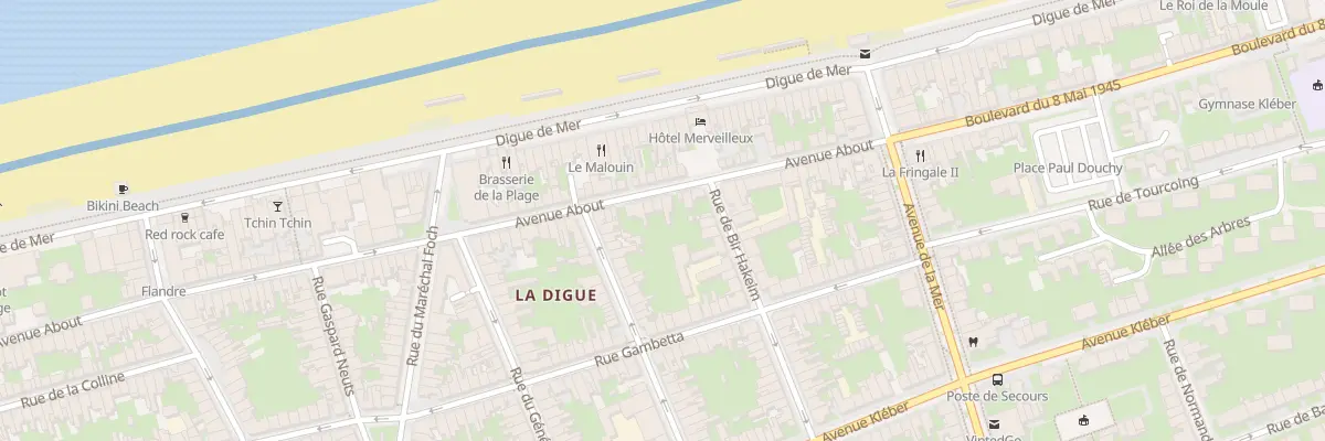 Plan du 186 Av About à Dunkerque