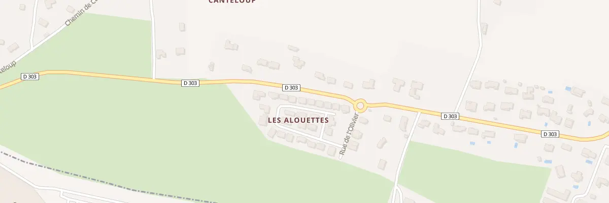 Plan du 20 Rue de l’Olivier à Berriac