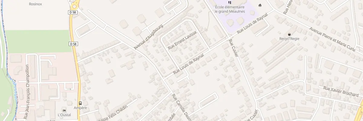 Plan du 2 Rue F Guizot à Bourges