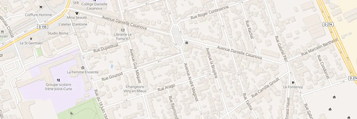 Plan du 119 Av André Maginot à Vitry-sur-Seine