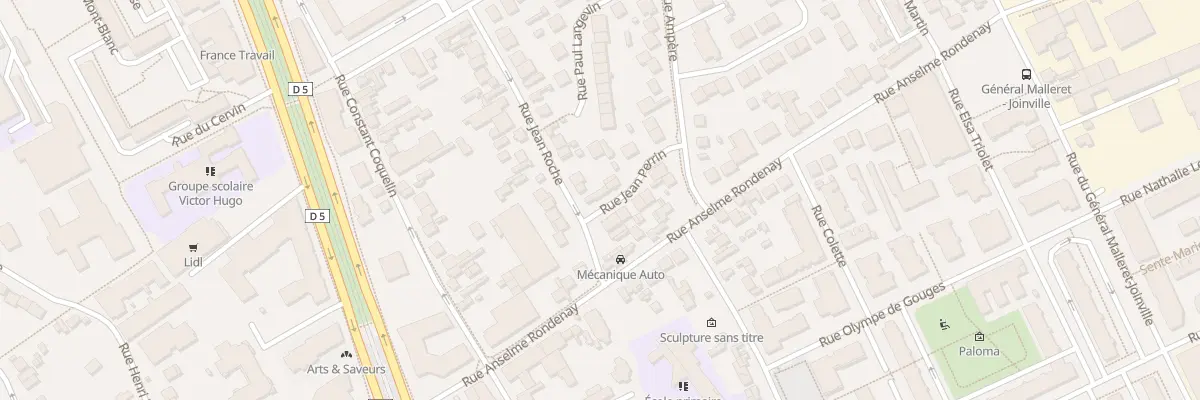 Plan du 10 Rue Jean Perrin à Vitry-sur-Seine