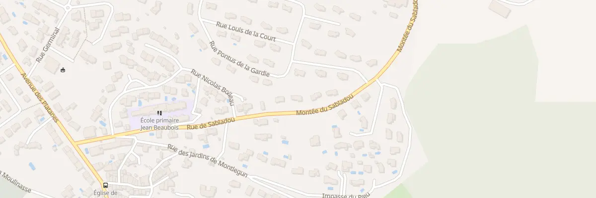 Plan du 51 Mte du Sabladou Montlegun à Carcassonne