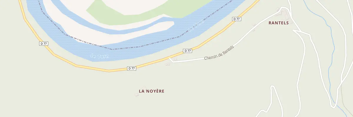 Plan du 1 Che de Rantels à Ambialet