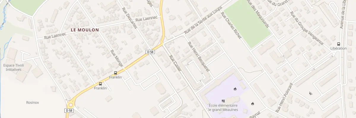 Plan du 90 Rue Cuvier à Bourges