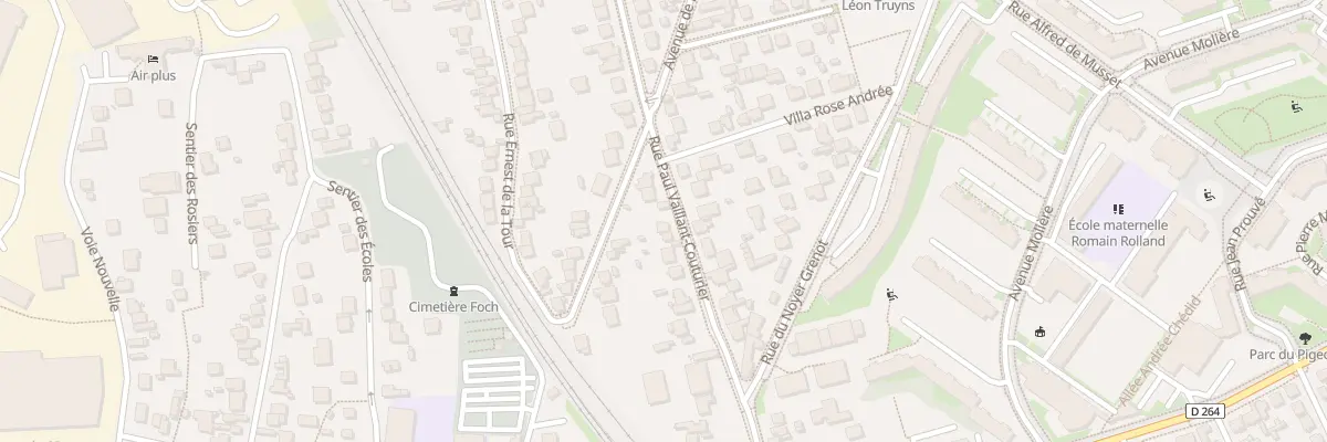 Plan du 59 Rue Paul Vaillant Couturier à Orly