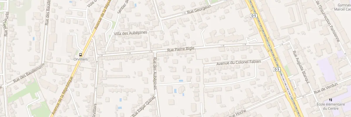Plan du 45 Rue Pierre Bigle à Thiais