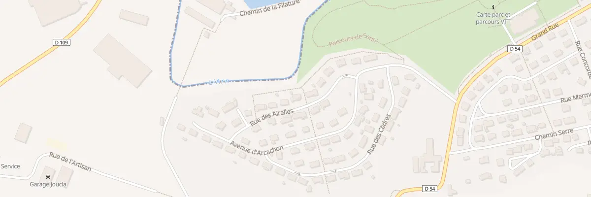 Plan du 11 Rue des Airelles à Bout-du-Pont-de-Larn