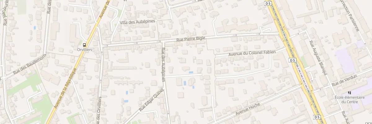 Plan du 22 Rue des Aubépines à Thiais