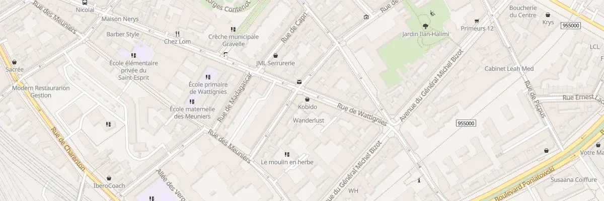 Plan du 64 Rue de Wattignies à Paris 12e Arrondissement