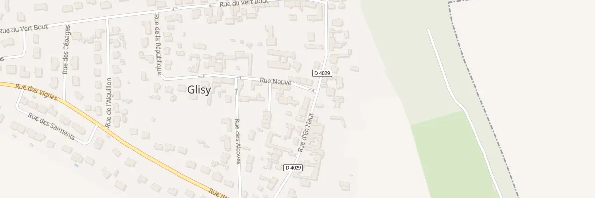 Plan du 1 Rue Neuve à Glisy