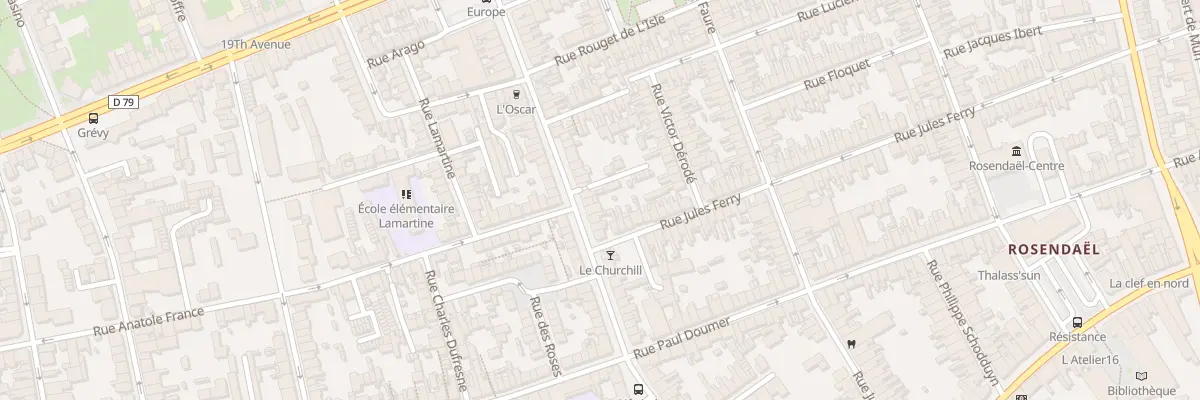 Plan du 342 Rue Winston Churchill à Dunkerque