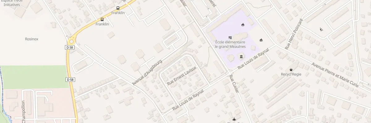 Plan du 14 Rue F Guizot à Bourges