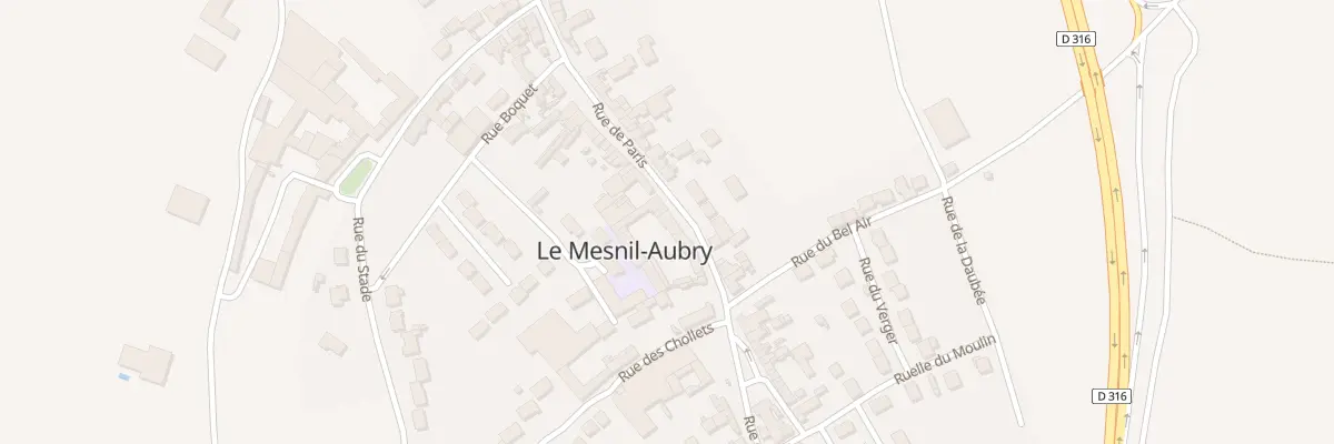 Plan du 67 Rue de Paris au Mesnil-Aubry