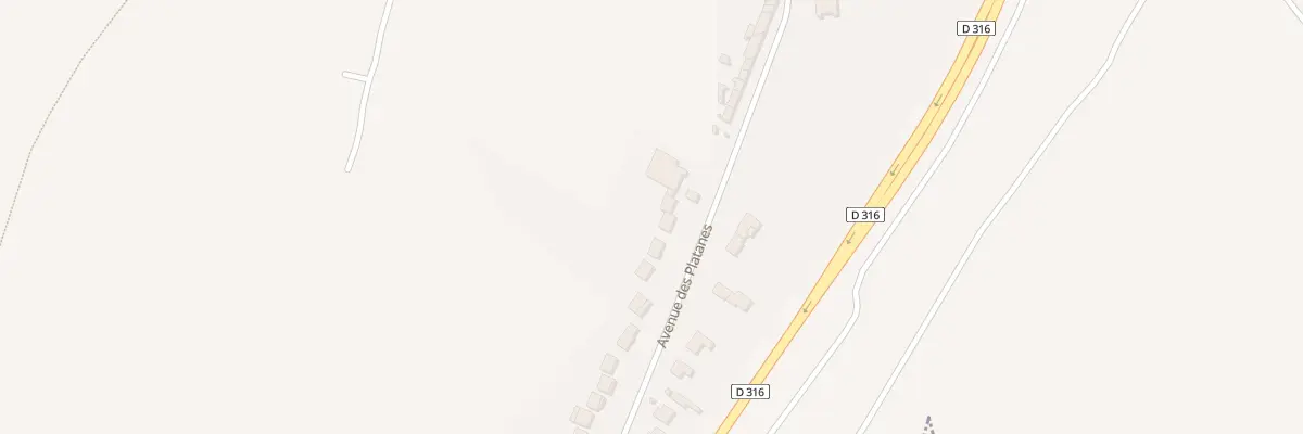 Plan du 19 Av des Platanes au Mesnil-Aubry