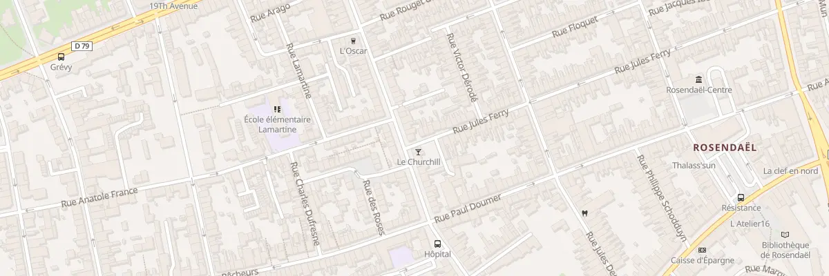 Plan du 316 Rue Winston Churchill à Dunkerque