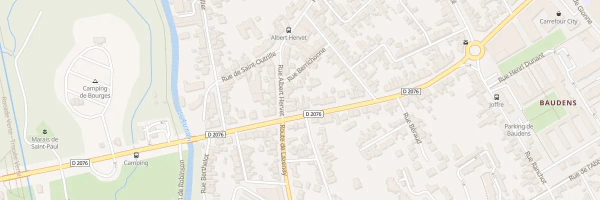 Plan du 84B Bd Mal Joffre à Bourges