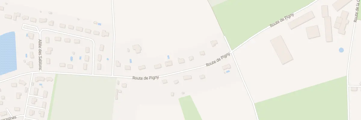 Plan du 21 Rte de Pigny à Vasselay