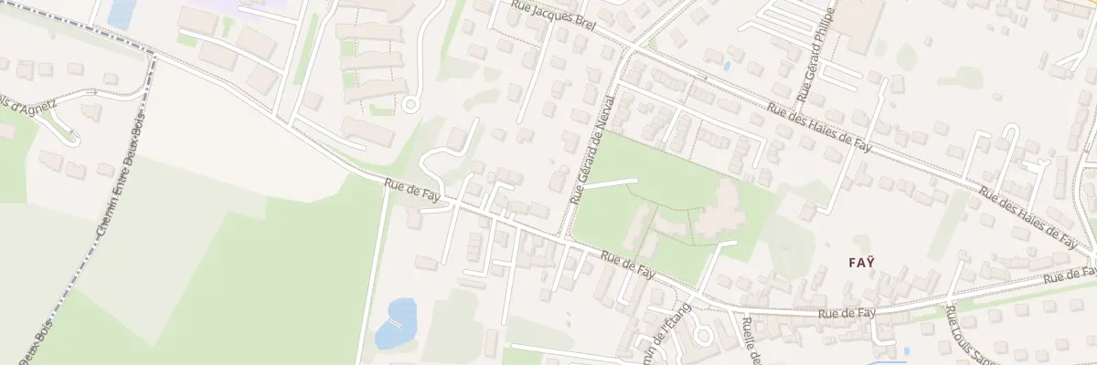 Plan du 30 Rue Gérard de Nerval à Clermont