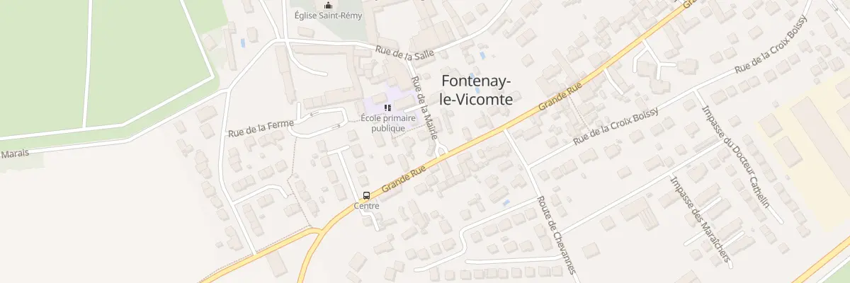 Plan du 2 Rue de la Mairie à Fontenay-le-Vicomte